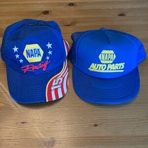 NAPA auto parts/racing pair of baseball hats